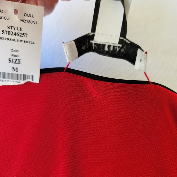 Reversible White House Black Market Shell Tank Sleeveless Shirt Black Medium - Picture 14 of 16